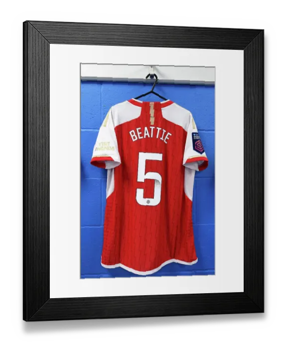 Framed Print : Arsenal Women's Focus: Jennifer Beattie Before Conti Cup Clash vs. Reading