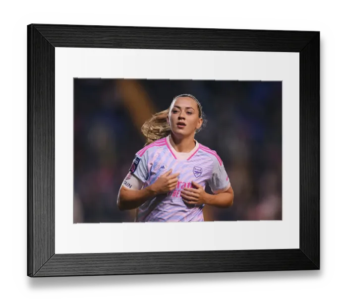 Framed Print : Arsenal vs. Liverpool: Women's Super League Clash at Prenton Park