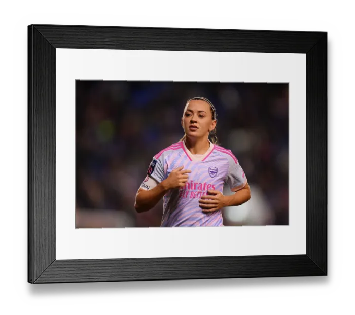 Framed Print : Arsenal vs. Liverpool: Women's Super League Clash at Prenton Park