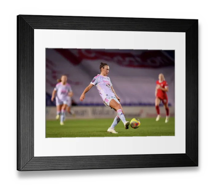 Framed Print : Arsenal vs. Liverpool: Barclays Women's Super League Showdown at Prenton Park