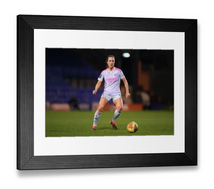 Framed Print : Arsenal vs Liverpool: Barclays Women's Super League Clash at Prenton Park
