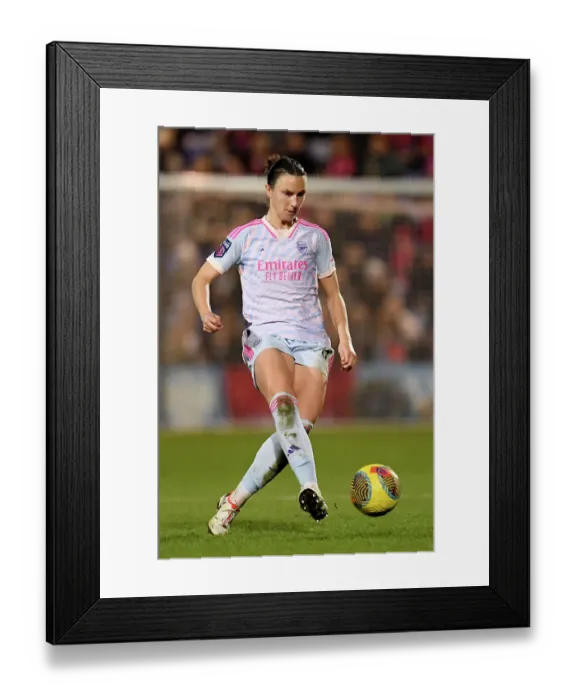 Framed Print : Arsenal vs. Liverpool: Barclays Women's Super League Showdown at Prenton Park