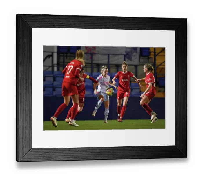 Framed Print : Battle for Possession: Liverpool Women vs. Arsenal Women - Barclays WSL (2023-24) Framed Print : Battle for Possession: Liverpool Women vs. Arsenal Women - Barclays WSL (2023-24)