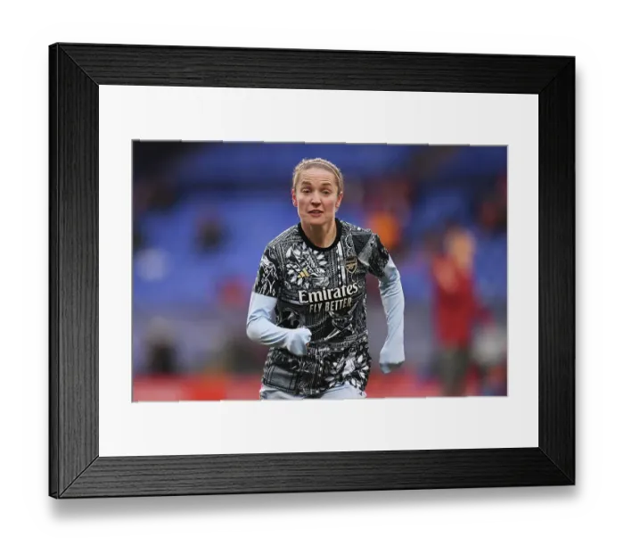 Framed Print : Barclays Super League Showdown: Kim Little Prepares for Arsenal Women vs Liverpool Women Clash