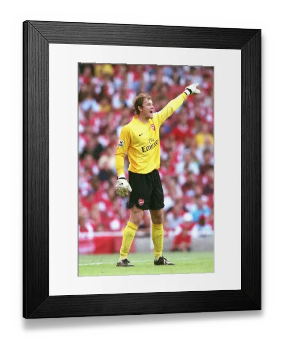 Framed Print : Arsenal's Unbeatable Wall: Jens Lehmann's Shut-Out in Arsenal's 3-0 Victory over Sheffield United, 2006 Framed Print : Arsenal's Unbeatable Wall: Jens Lehmann's Shut-Out in Arsenal's 3-0 Victory over Sheffield United, 2006