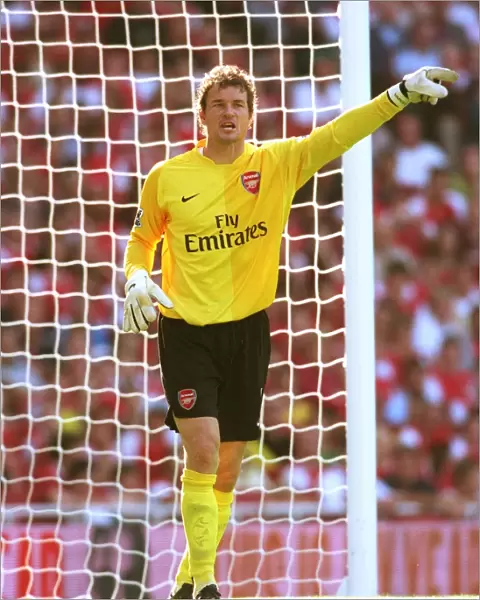 Arsenal's Unbeatable Wall: Jens Lehmann's Shut-Out in Arsenal's 3-0 FA Premier League Victory over Sheffield United, 2006