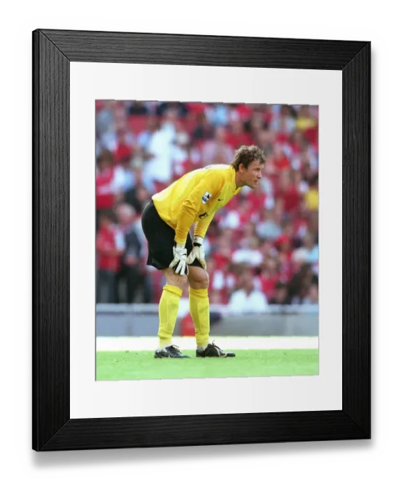Framed Print : Jens Lehmann (Arsenal). Arsenal 3:0 Sheffield United. FA Permiership. Emirates Stadium, Islington, London, 23 / 9 / 06