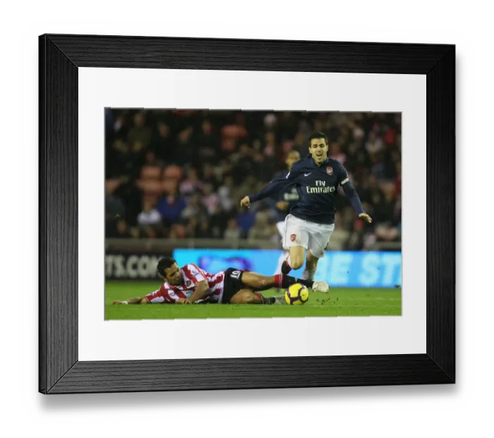 Framed Print : Fabregas Leads Arsenal to 1:0 Victory over Sunderland, 2009 Framed Print : Fabregas Leads Arsenal to 1:0 Victory over Sunderland, 2009
