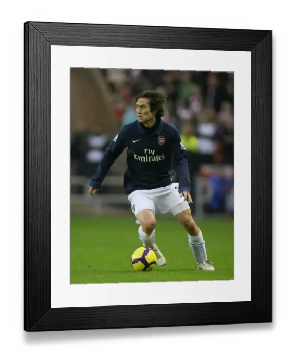 Framed Print : Tomas Rosicky (Arsenal). Sunderland 1: 0 Arsenal, Barclays Premier League