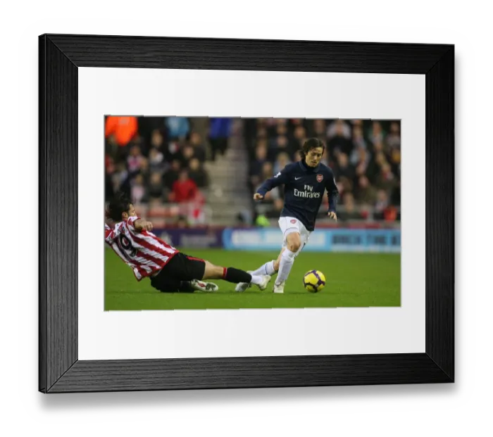 Framed Print : Rosicky vs. Cana: Arsenal's Victory over Sunderland (1:0), Barclays Premier League, 2009 Framed Print : Rosicky vs. Cana: Arsenal's Victory over Sunderland (1:0), Barclays Premier League, 2009