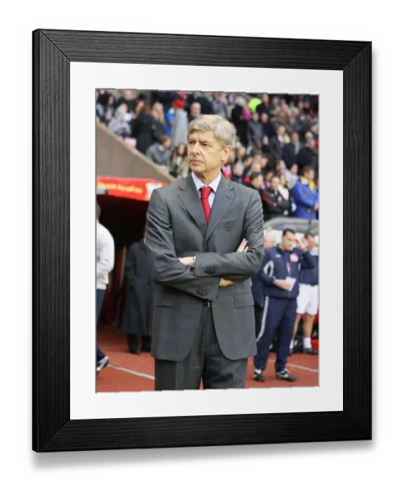 Framed Print : Arsene Wenger Celebrates Arsenal's 1-0 Win Over Sunderland, 2009-10 Barclays Premier League Framed Print : Arsene Wenger Celebrates Arsenal's 1-0 Win Over Sunderland, 2009-10 Barclays Premier League