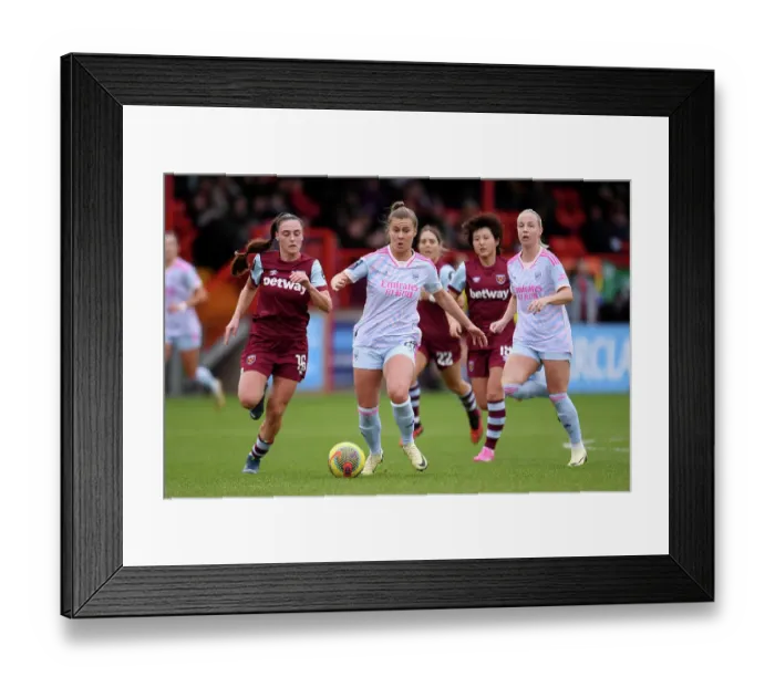 Framed Print : West Ham United v Arsenal FC - Barclays Women's Super League