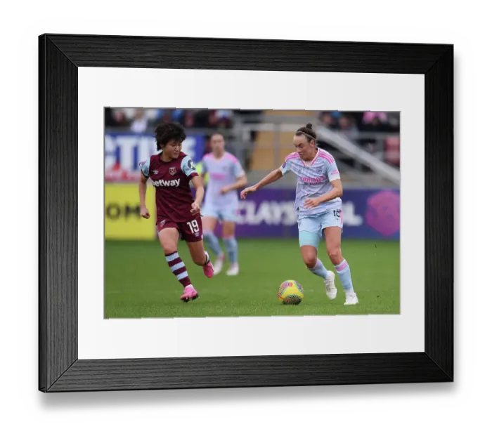 Framed Print : West Ham United v Arsenal FC - Barclays Women's Super League