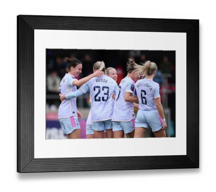 Framed Print : West Ham United v Arsenal FC - Barclays Women's Super League