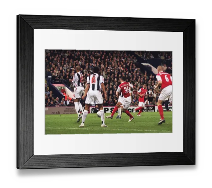 Framed Print : Jeremie Aliadiere scores Arsenals 2nd goal Framed Print : Jeremie Aliadiere scores Arsenals 2nd goal