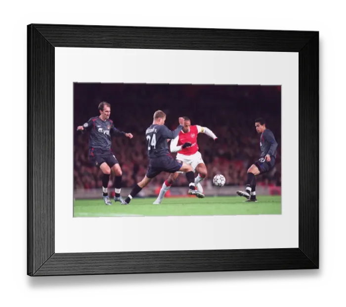 Framed Print : Thierry Henry (Arsenal) Elvir Rahimic, Vasili Berezutskiy and Dudu (CSKA) Framed Print : Thierry Henry (Arsenal) Elvir Rahimic, Vasili Berezutskiy and Dudu (CSKA)