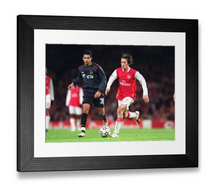 Framed Print : Arsenal FC Prints Previous Season Matches: Matches 2006-07: Arsenal v CSKA Moscow 2006-07
