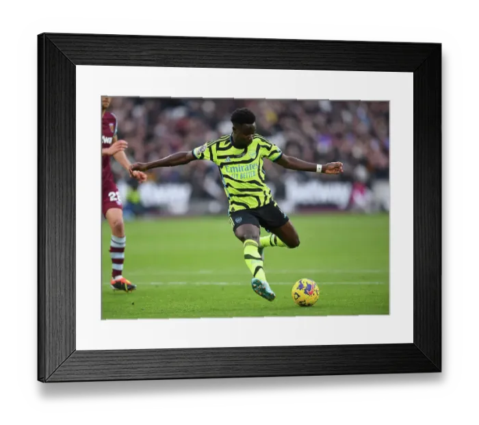 Framed Print : West Ham United v Arsenal FC - Premier League