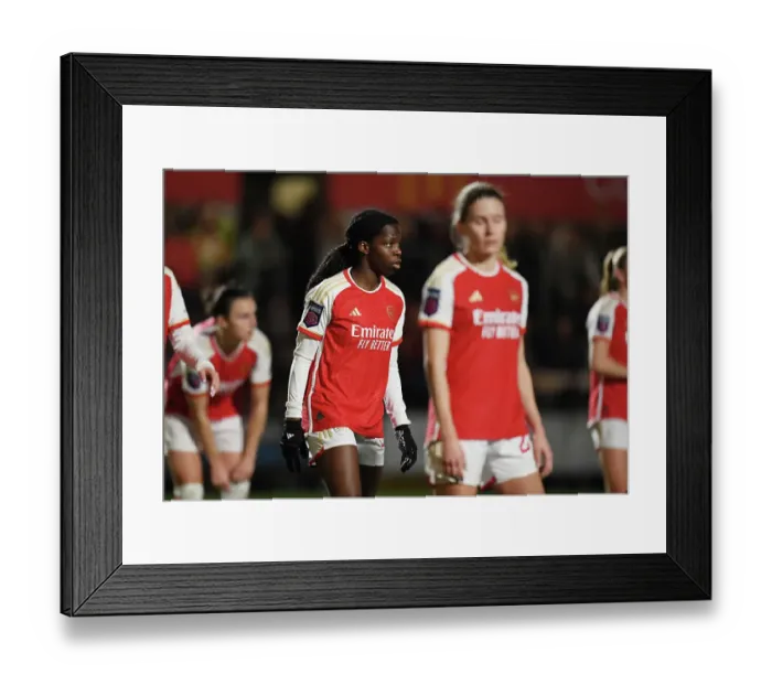 Framed Print : London City Lionesses v Arsenal - FA Women's Continental Tyres League Cup Quarter Final