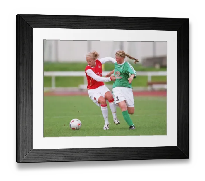 Framed Print : Katie Chapman (Arsenal) Hlin Gunnlaugsdottir (Bredablik) Framed Print : Katie Chapman (Arsenal) Hlin Gunnlaugsdottir (Bredablik)