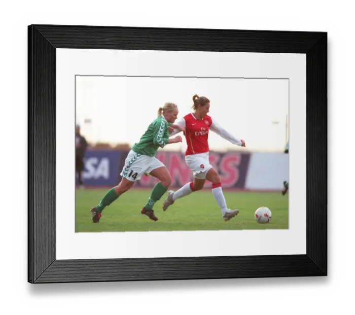 Framed Print : Julie Fleeting (Arsenal) Elin Bjornsdottir (Bredablik)