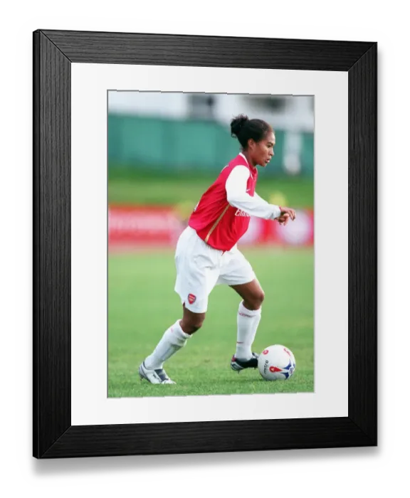 Framed Print : Arsenal's Rachel Yankey Scores in Quarter Final Win over Breidablik in UEFA Cup Framed Print : Arsenal's Rachel Yankey Scores in Quarter Final Win over Breidablik in UEFA Cup