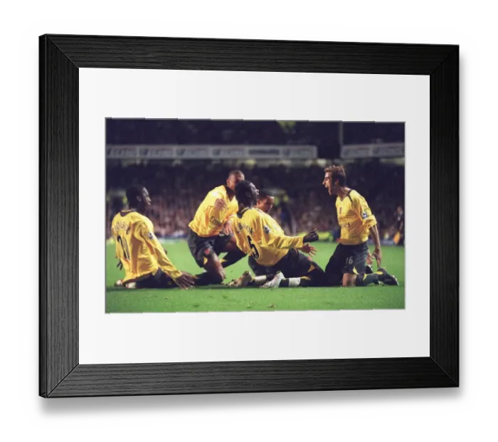 Framed Print : Adebayor's Game-Winning Goal: Arsenal's Celebration at Goodison Park Framed Print : Adebayor's Game-Winning Goal: Arsenal's Celebration at Goodison Park