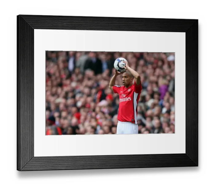 Framed Print : Gael Clichy (Arsenal). Arsenal 4: 0 Fulham. Barclays Premier League. Emirates Stadium Framed Print : Gael Clichy (Arsenal). Arsenal 4: 0 Fulham. Barclays Premier League. Emirates Stadium