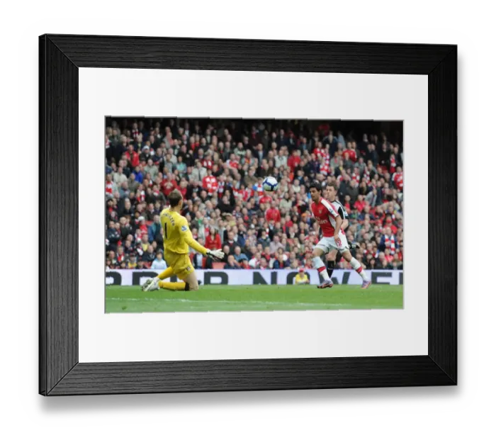 Framed Print : Carlos Vela's Epic Chip: Arsenal's 4th Goal vs. Fulham (4:0)