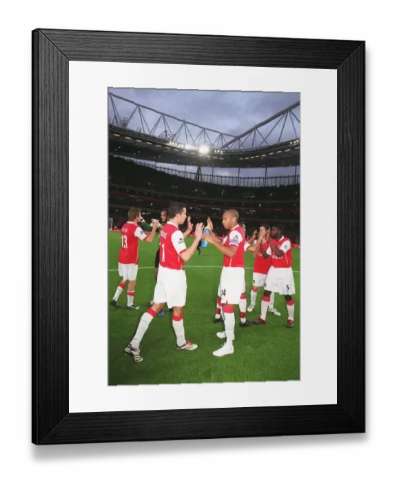 Framed Print : Arsenal vs Liverpool: The Epic Clash of the 2006-07 Football Rivalry