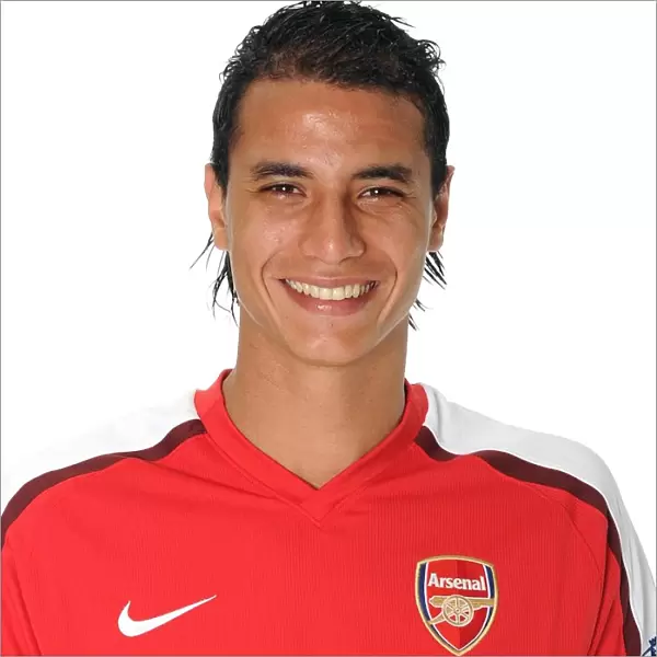 New Arsenal signing Marouane Chamakh. Arsenal Training Ground, London Colney