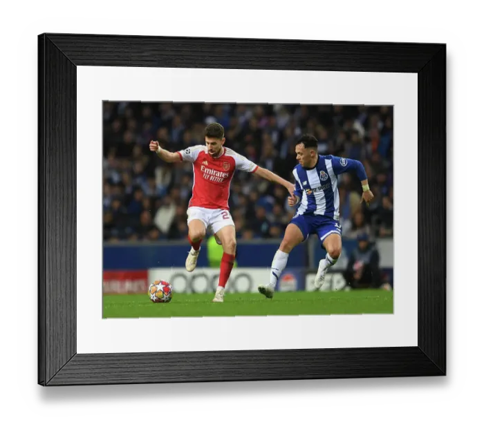Framed Print : FC Porto v Arsenal FC: Round of 16 First Leg - UEFA Champions League 2023 / 24