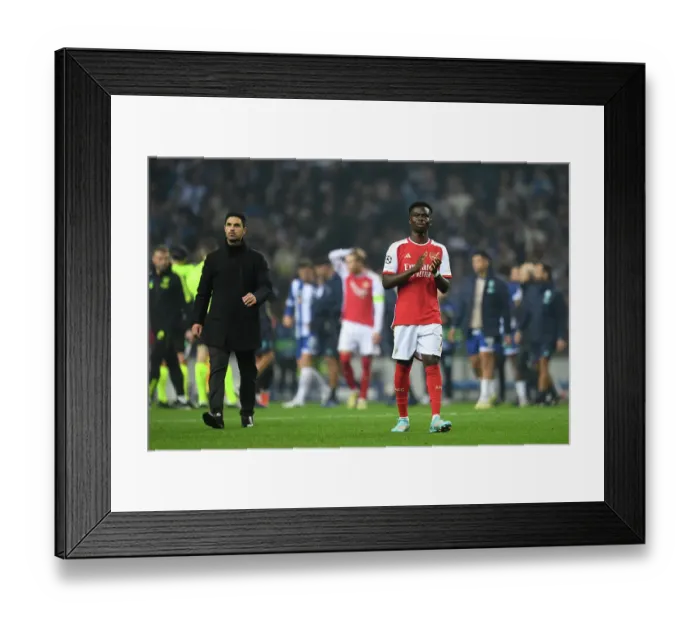 Framed Print : FC Porto v Arsenal FC: Round of 16 First Leg - UEFA Champions League 2023 / 24 Framed Print : FC Porto v Arsenal FC: Round of 16 First Leg - UEFA Champions League 2023 / 24