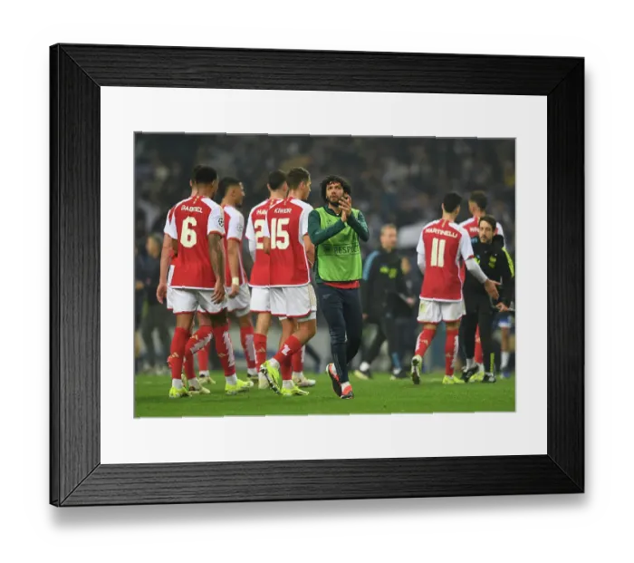 Framed Print : FC Porto v Arsenal FC: Round of 16 First Leg - UEFA Champions League 2023 / 24