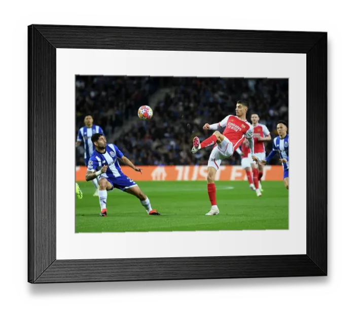Framed Print : FC Porto v Arsenal FC: Round of 16 First Leg - UEFA Champions League 2023 / 24