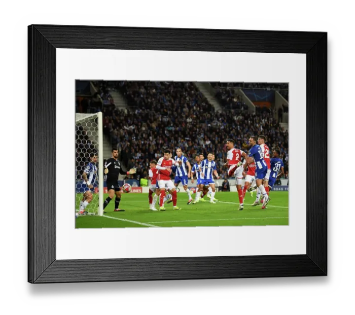 Framed Print : FC Porto v Arsenal FC: Round of 16 First Leg - UEFA Champions League 2023 / 24