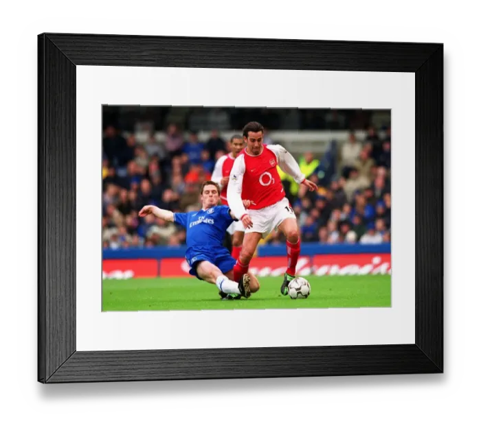 Framed Print : Edu (Arsenal) Scott Parker (Chelsea)