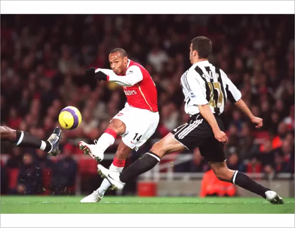 Thierry Henry (Arsenal) Steven Taylor (Newcastle)