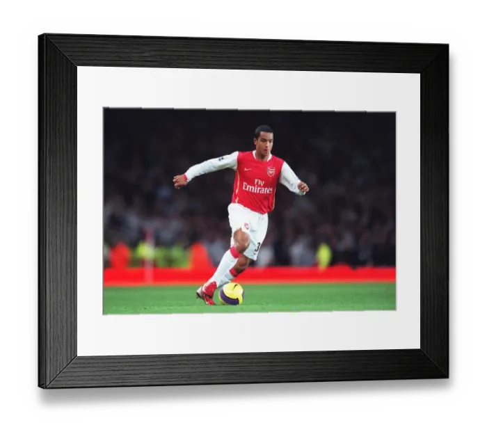 Framed Print : Theo Walcott in Action: Arsenal vs Newcastle United, FA Premiership, 2006
