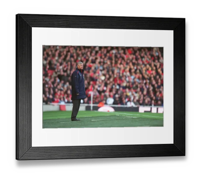 Framed Print : Arsene Wenger Leading Arsenal: 1-1 Newcastle United, FA Premiership, Emirates Stadium, 18 / 11 / 06 Framed Print : Arsene Wenger Leading Arsenal: 1-1 Newcastle United, FA Premiership, Emirates Stadium, 18 / 11 / 06