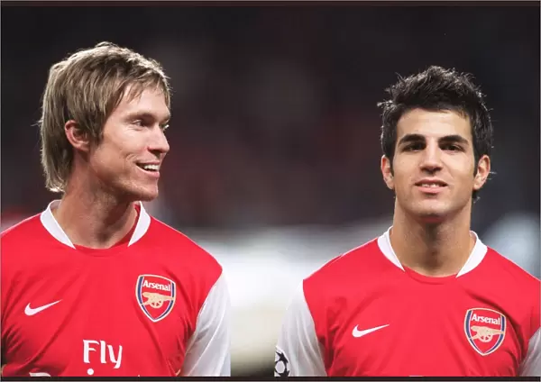 Alex Hleb and Cesc Fabregas (Arsenal)