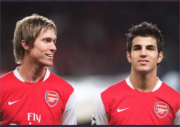 Alex Hleb and Cesc Fabregas (Arsenal)