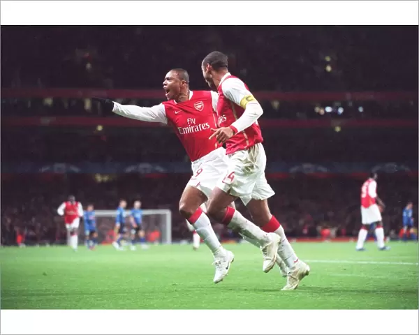 Thierry Henry and Julio Baptista: Arsenal's Unforgettable Triumph - 3:1 Over Hamburg in the Champions League