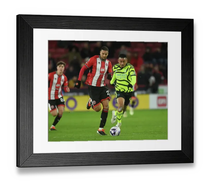 Framed Print : Sheffield United v Arsenal FC - Premier League