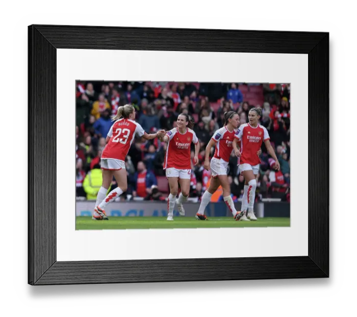 Framed Print : Arsenal FC v Tottenham Hotspur - Barclays Women´s Super League Arsenal FC v Tottenham Hotspur - Barclays Women´s Super League