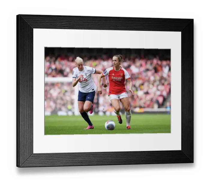 Framed Print : Arsenal FC v Tottenham Hotspur - Barclays Women's Super League