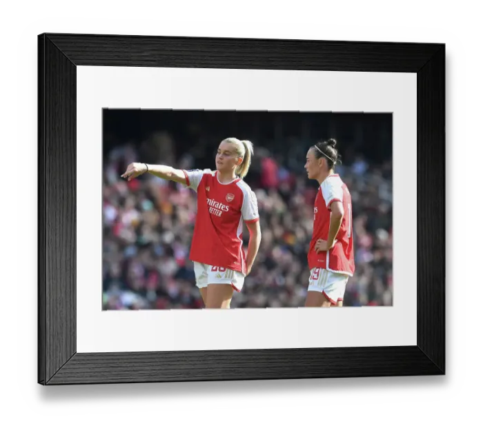 Framed Print : Arsenal FC v Tottenham Hotspur - Barclays Women´s Super League Arsenal FC v Tottenham Hotspur - Barclays Women´s Super League
