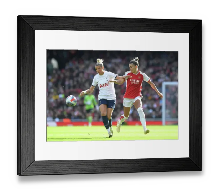Framed Print : Arsenal FC v Tottenham Hotspur - Barclays Women´s Super League Arsenal FC v Tottenham Hotspur - Barclays Women´s Super League