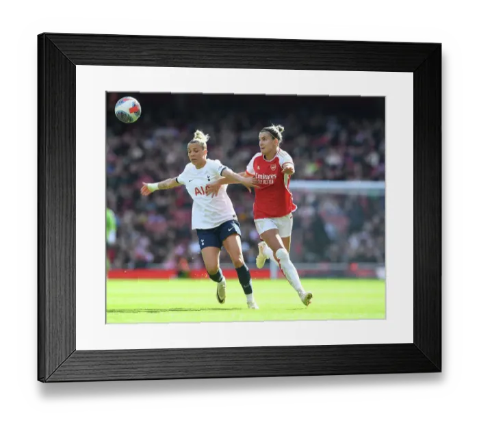Framed Print : Arsenal FC v Tottenham Hotspur - Barclays Women´s Super League Arsenal FC v Tottenham Hotspur - Barclays Women´s Super League