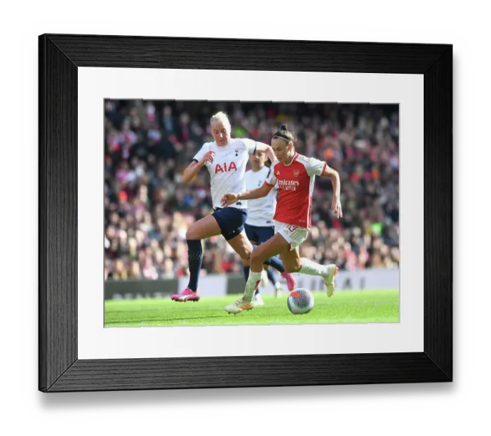 Framed Print : Arsenal FC v Tottenham Hotspur - Barclays Women´s Super League Arsenal FC v Tottenham Hotspur - Barclays Women´s Super League